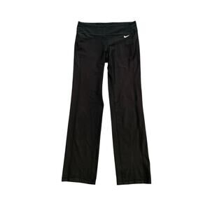 Nike Leggings Womens S Small Black Dri Fit Sportswear Yoga Pull On Pants